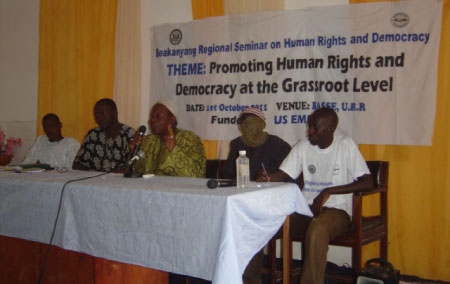 URR youths, others trained on human rights and democracy