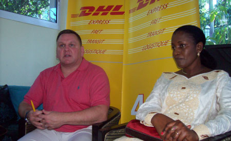 Two DHL Managing Directors visit The Gambia