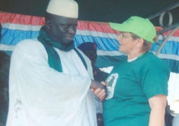 ingrid brammer with president jammeh
