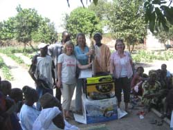 Yagana World donates garden and medical items to Fass Njaga Choi