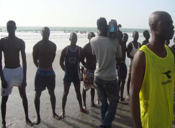 Swimming Association holds 500m Open Water Swimming competition