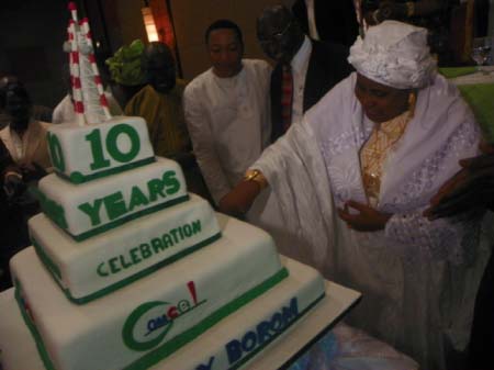 Gamcel celebrates 10-year superb service with gala dinner
