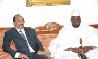 Mauritanian President holds talks with President Jammeh