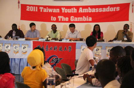 Taiwan youth ambassadors in Gambia on cultural exchange programme