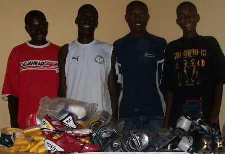 FG & KGH Sports Academy distributes football materials to needy