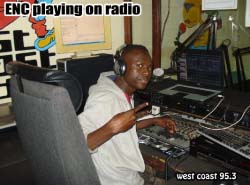 Rising young Gambian musician, ENC