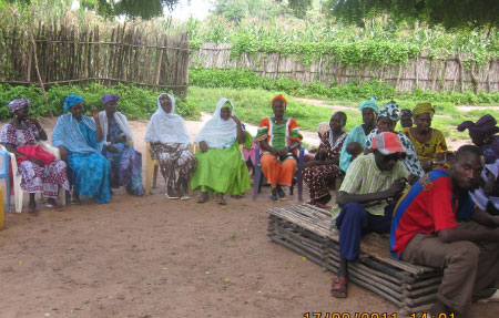 Jamwelly Bayaba Women’s Kafo train on Malaria