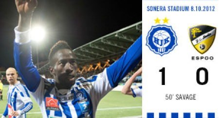 HJK triumphs as Demba Savage scores against former club