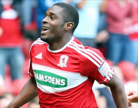 Middlesbrough’s Mustapha Carayol out for four months
