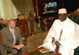 russian ambassador and president jammeh