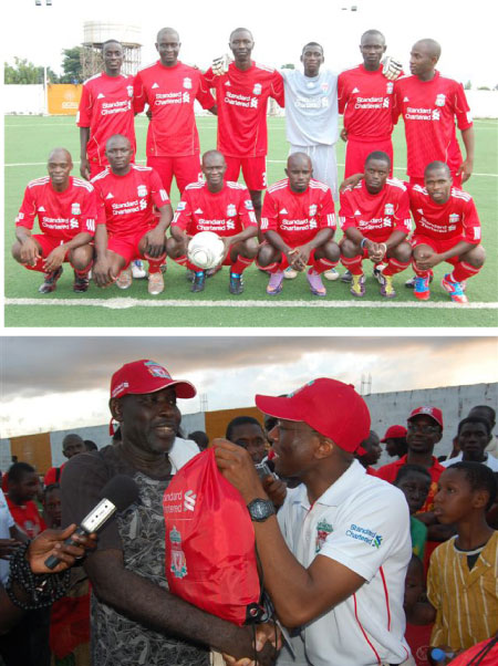 Standard Chartered Thrills Liverpool Fans In A Game Of Football
