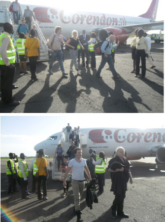 85 tourists arrives in Gambia on board Corendor airline