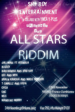 All Stars Riddim to be launched on 23rd 