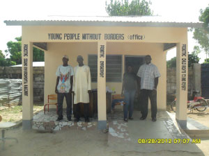 Young People Without Borders builds office with plastic & bottles