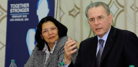 IOC President speaks on plans for women in sports
