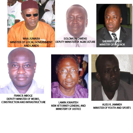 Waa Juwara, others join cabinet as Sheriff Gomez takes up Interior ministry