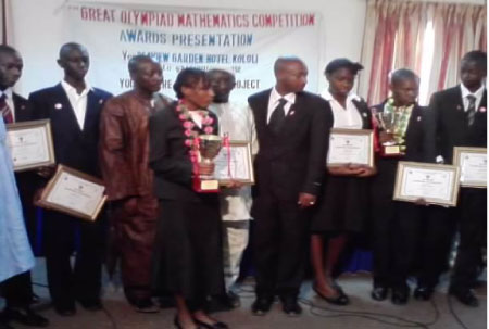 Youth Care Foundation awards winners in Mathematics Competition