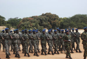 Massive promotions at Yundum Barracks 