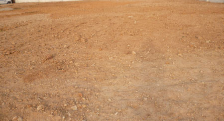 Two sporting grounds under construction at Serrekunda East