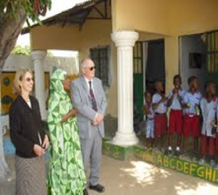 British High Commissioner visits Gunjur Marlborough Link projects