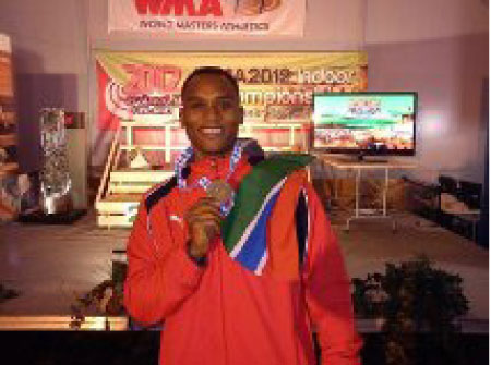Gambia Athlete Wins Silver Medal at WMA 2012 Indoor Championship in Finland