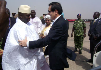 ROC President receives rousing welcome in Gambia
