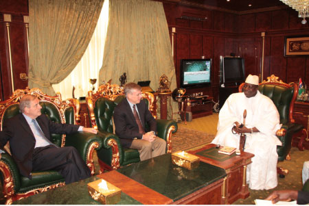 Jammeh holds talks with prospective US investors