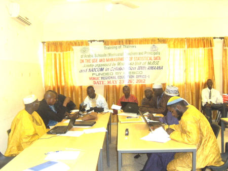 TOT workshop for Arabic Islamic (Madrassa) teachers and principals on statistical data ends