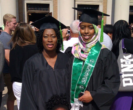 Two Gambian girls follow in fathers’ footsteps, bag science degrees the same day from the same university 