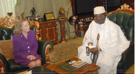 US Ambassador discusses Bissau, Mali with Jammeh