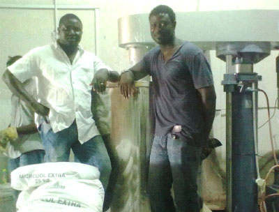 Interview with young paint factory proprietors