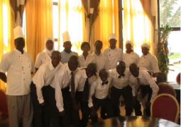 gambia hotel school students