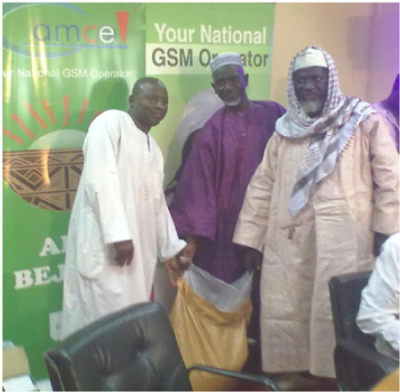Gamcel gives 200 bags of sugar, D30,000 to SIC