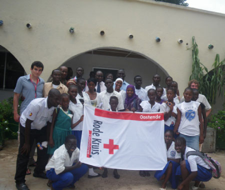 Banjul Red Cross receives Belgium volunteers