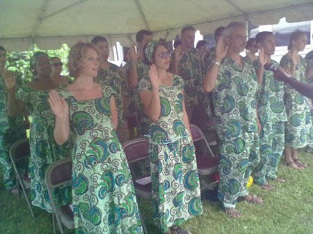 18 US peace corps volunteers sworn in