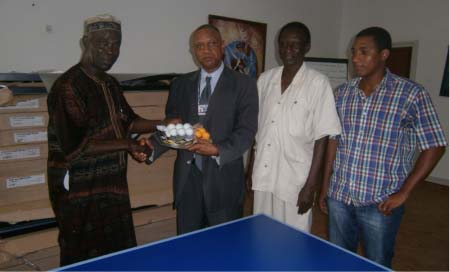 Over D1M worth of table tennis equipment to be distributed in schools