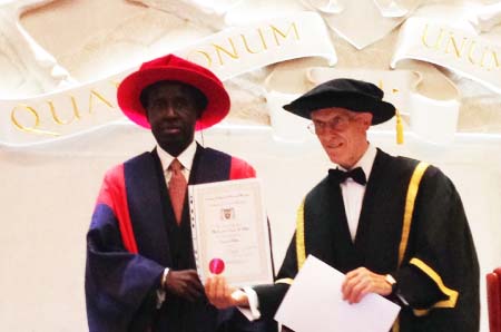 Trust Bank MD bags PhD in Banking and Financial Management