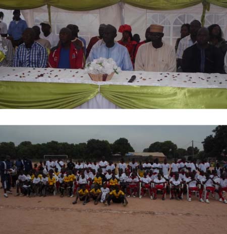 Sanchaba Sulay Jobe Football Academy launched, presents football materials