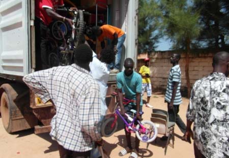 Southlands High School donates educational materials to Bijilo schools