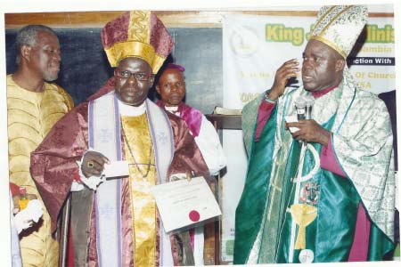 Dr Elijah Dennis Ejila enthroned as new Bishop for King’s Jesus Ministries