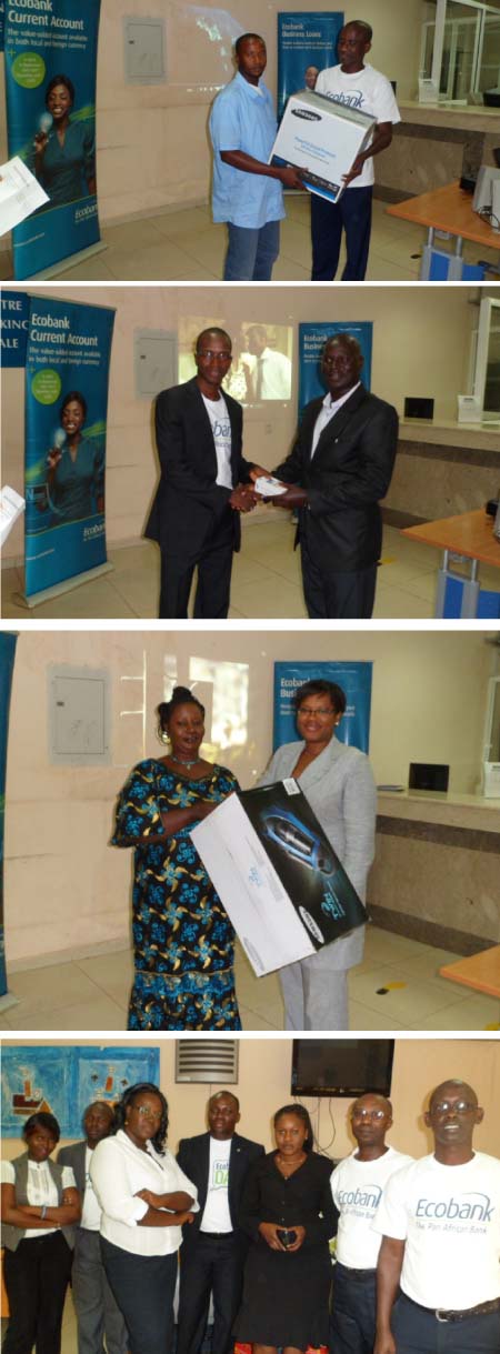Ecobank presents to 3 lucky customers
