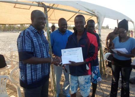 Omar Darboe wins 3rd Edition National Open Water Swimming Championship