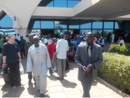 Gambia-Middlesex University partnership group arrives