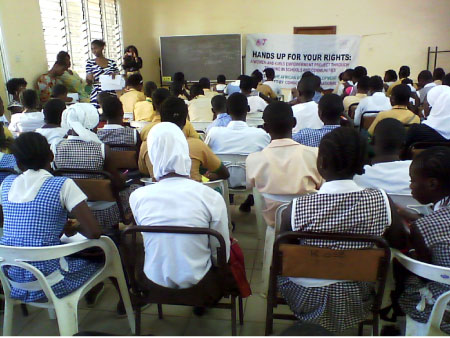 Conscience International trains students on gender- based violence