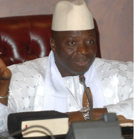 Jammeh announces cure for breast cancer, others