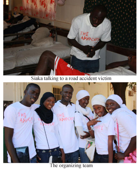 Youth activist dedicates birthday to road safety