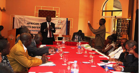 African Forefront Right Defenders Network holds strategy forum