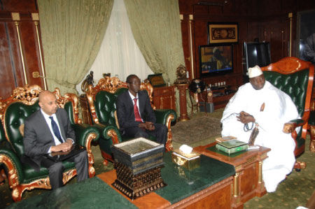 Infini Africa Group CEO holds talks with President Jammeh