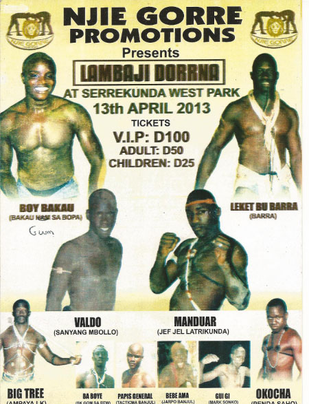 As wrestlers prepare for Saturday’s contest, Njie Gorre Promoter pledges more investment