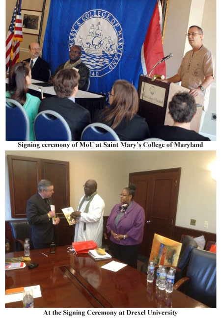 UTG signs MoU with St. Mary’s College of Maryland, Drexel University